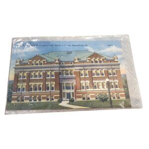 Science Hall Bloomsburg PA State Teachers College Vintage Postcard Unused Mebane